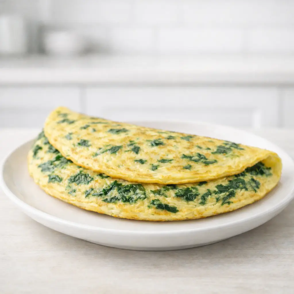 Omelet de espinacas 